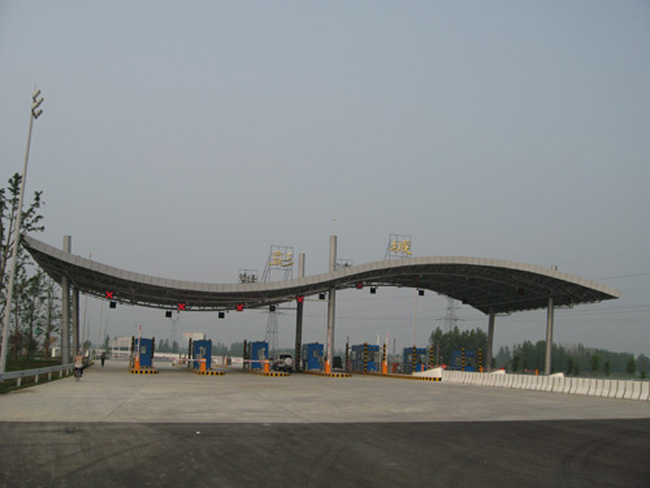 萧县收费站网架工程