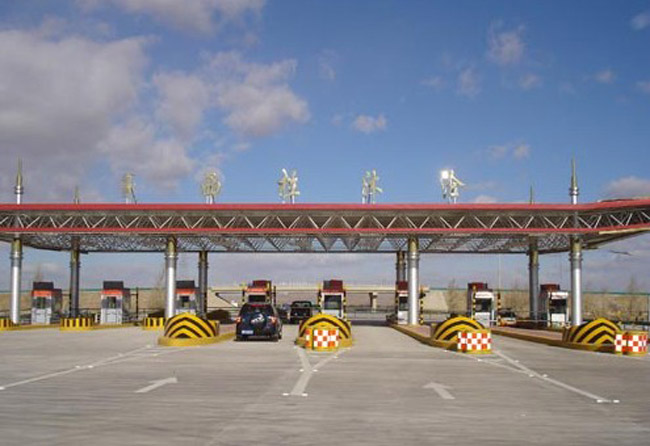 萧县收费站网架工程